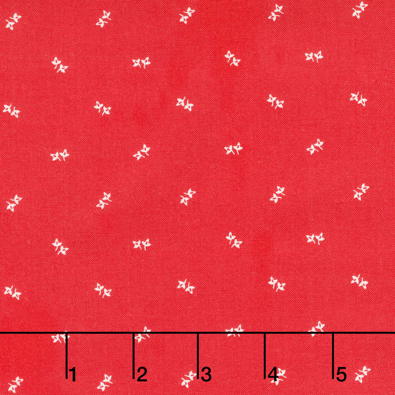 Front Porch - Sprinkled Leaves Red Yardage