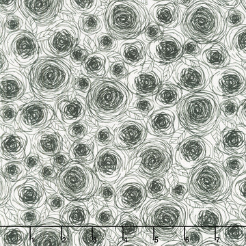 Pen and Petal - Roses White Yardage