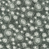 Pen and Petal - Roses Black Yardage
