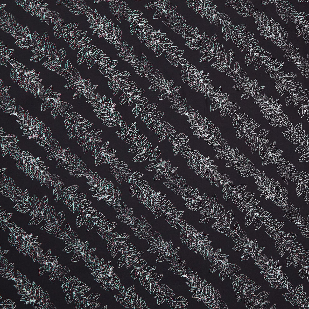 Pen and Petal - Trailing Thoughts Black Yardage