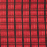 The Plaid One - Window Pane Plaid Carn Red Yardage