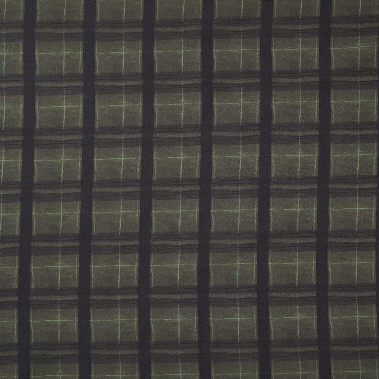 The Plaid One - Window Pane Plaid Piney Yardage