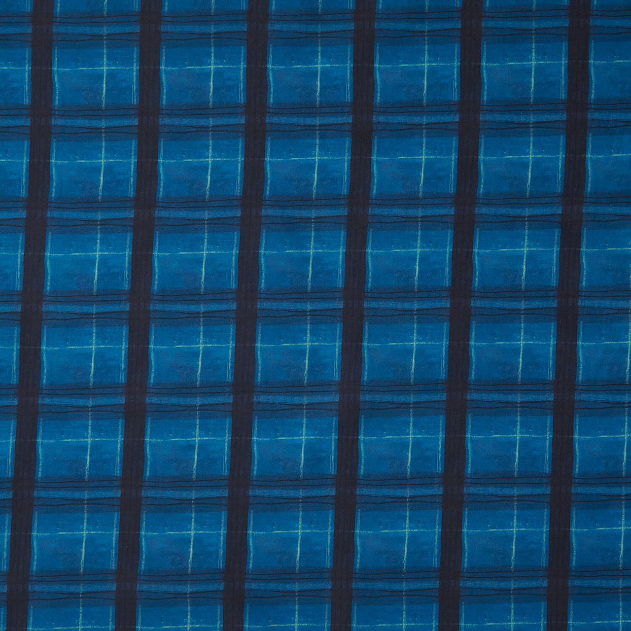 The Plaid One - Window Pane Plaid Night Sky Yardage