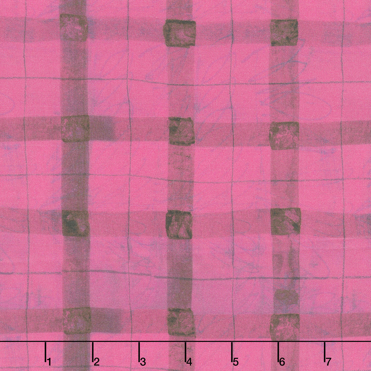 The Plaid One - Beetroot Plaid Beetroot Yardage