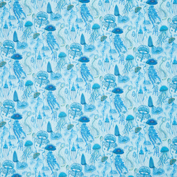 Deep Blue - Jellyfish Field Aqua Yardage