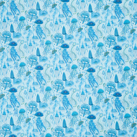 Deep Blue - Jellyfish Field Aqua Yardage