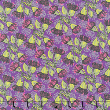 Winding Road - Eucalyptus Grape Yardage