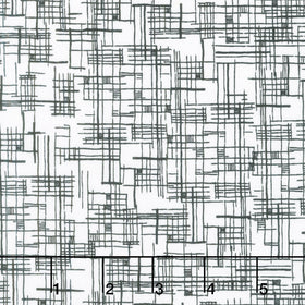 Winding Road - Map White/Black Yardage
