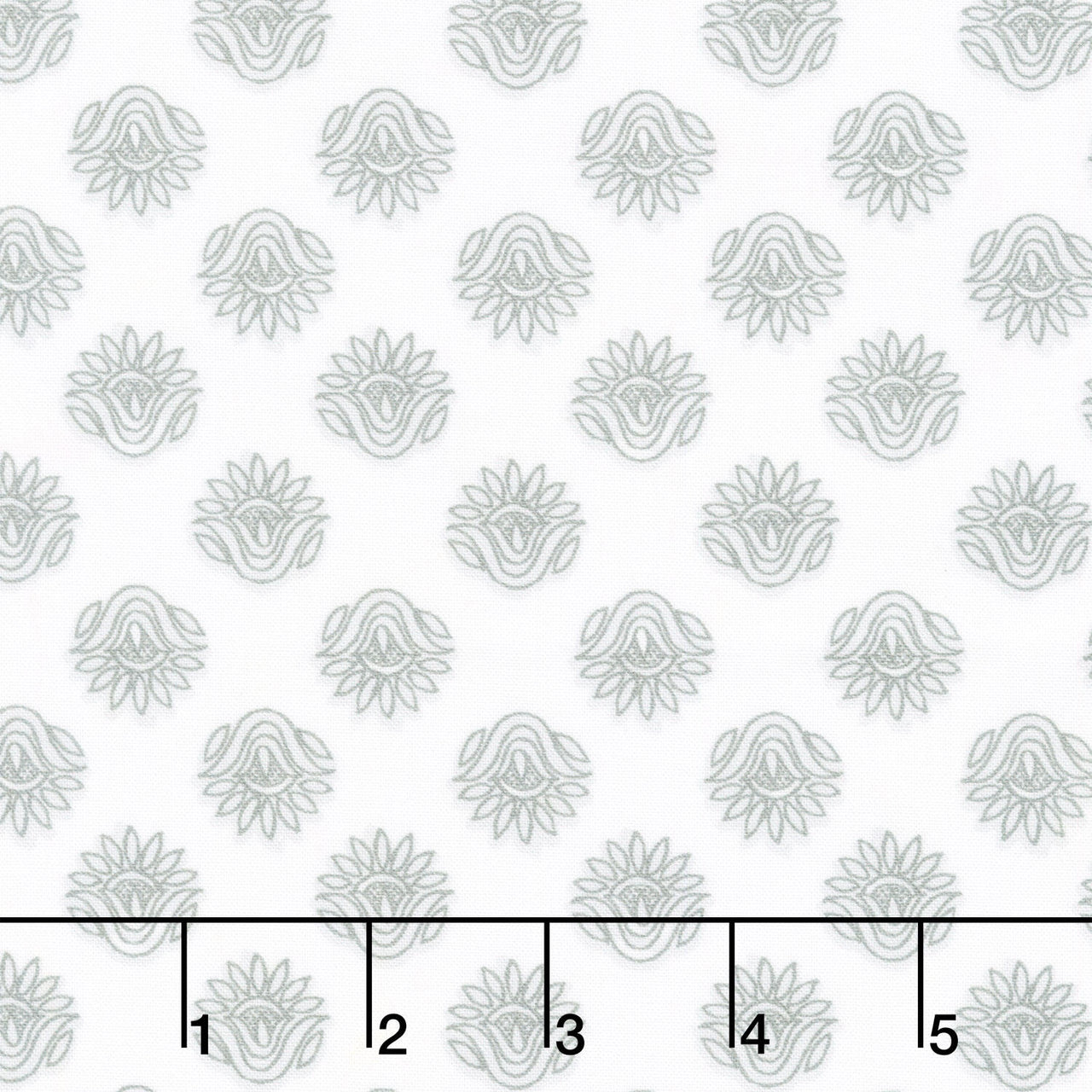 Winding Road - Lotus White/Grey Yardage