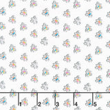Winding Road - Pinwheel White/Grey Yardage