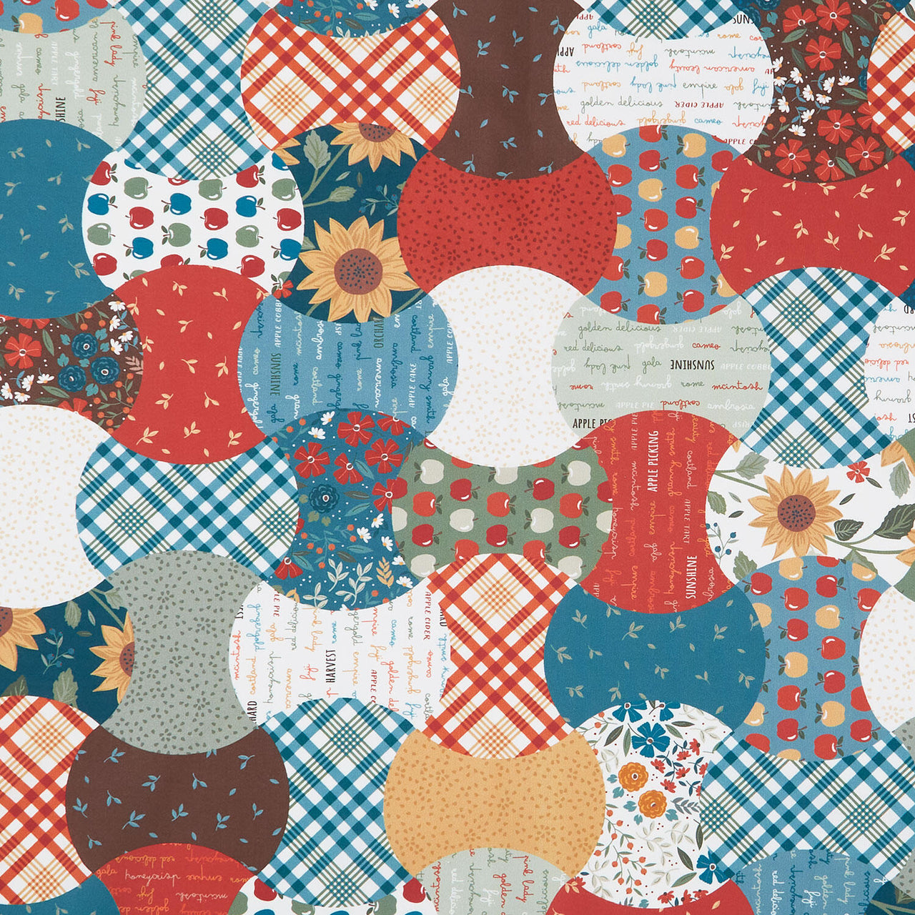 Honeycrisp - Apple Core Wholecloth Multi Yardage