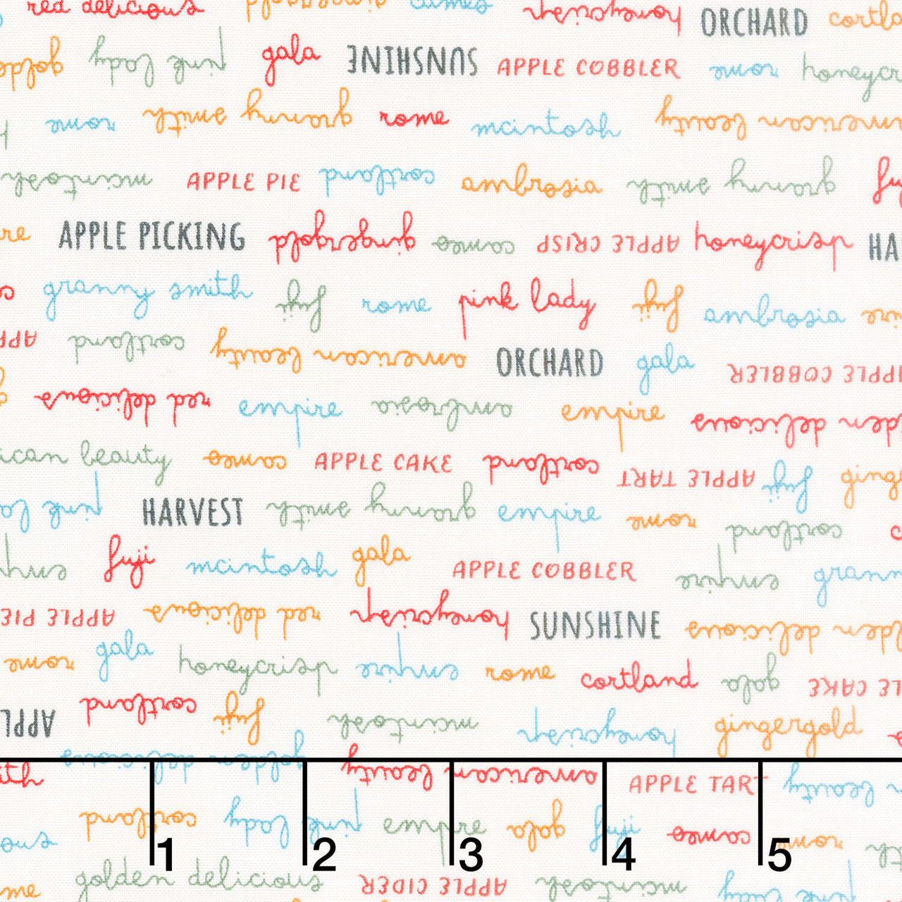 Honeycrisp - Orchard Delights Ivory Yardage