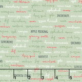 Honeycrisp - Orchard Delights Soft Sage Yardage