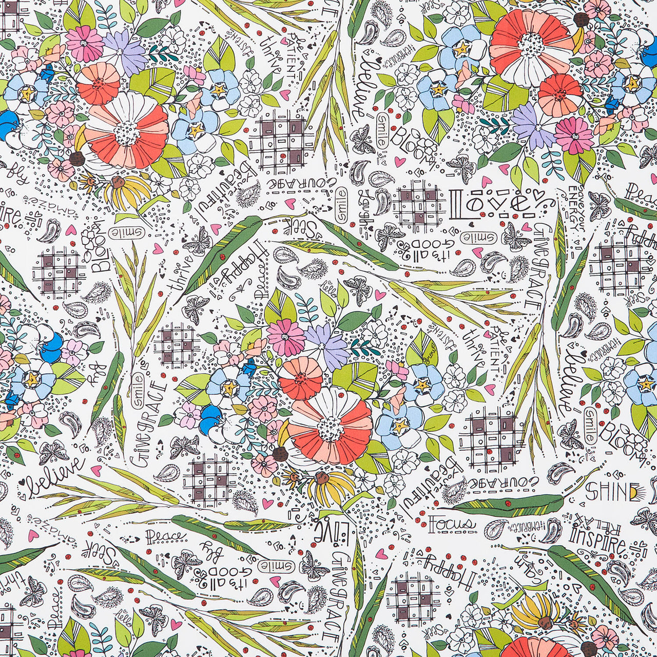 Sway by Kori - Blooming Doodles Multi Yardage