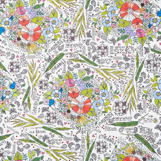 Sway by Kori - Blooming Doodles Multi Yardage