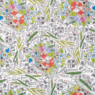 Sway by Kori - Blooming Doodles Multi Yardage