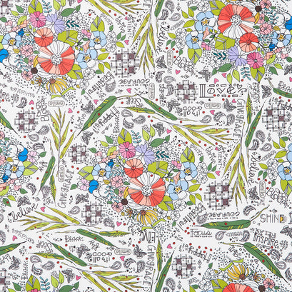 Sway by Kori - Blooming Doodles Multi Yardage