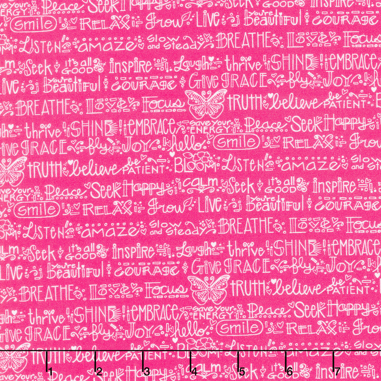 Sway by Kori - Affirmations Majenta Yardage