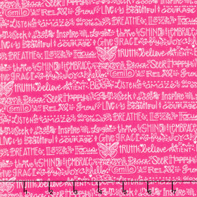 Sway by Kori - Affirmations Majenta Yardage