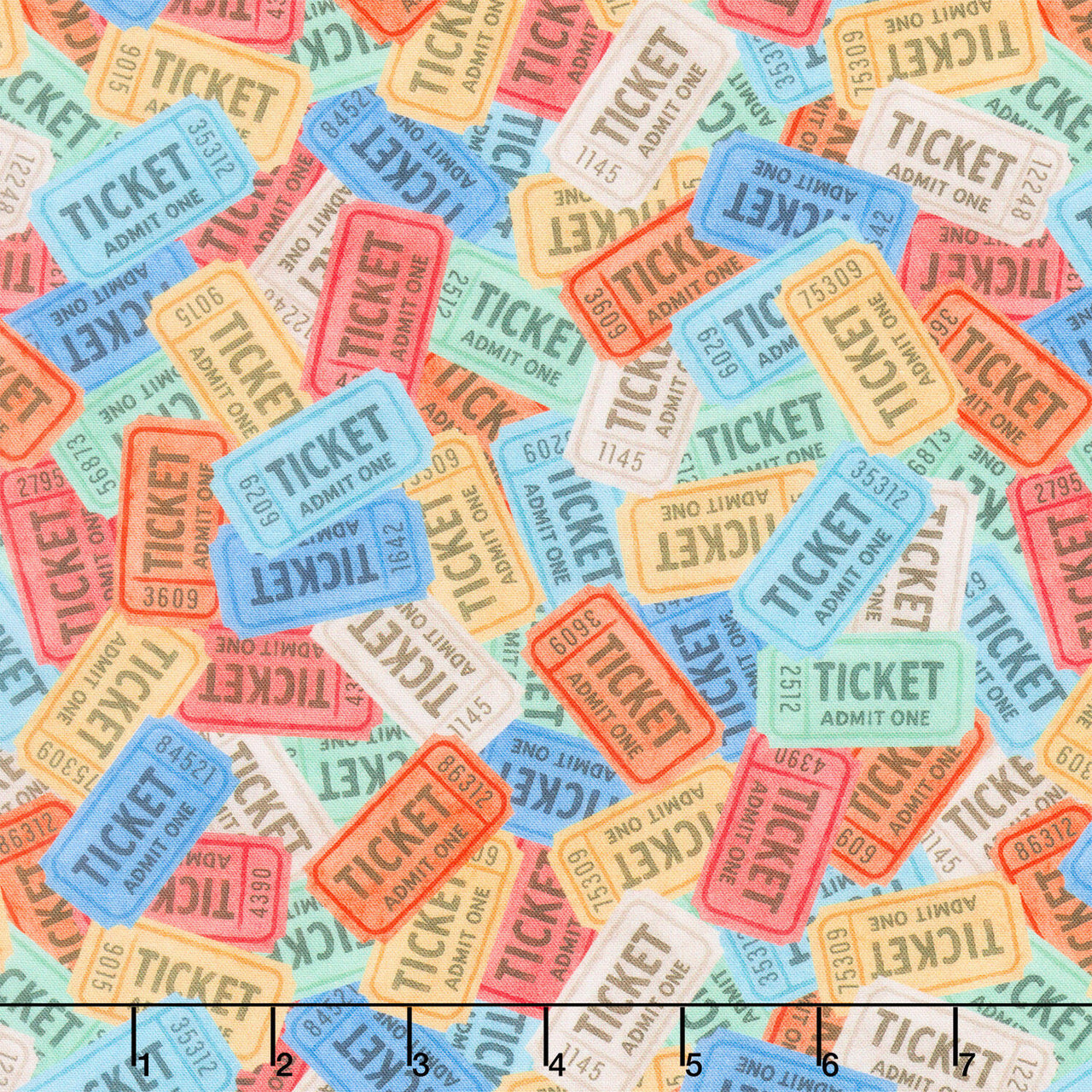 The State Fair - Ticket Stubs Multi Yardage