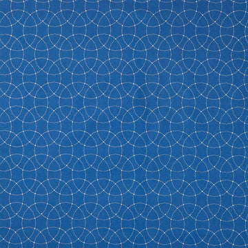 Swatch Book - Intersecting Circles Navy Yardage