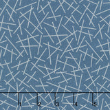 Swatch Book - Dancing Dashes Indigo Yardage