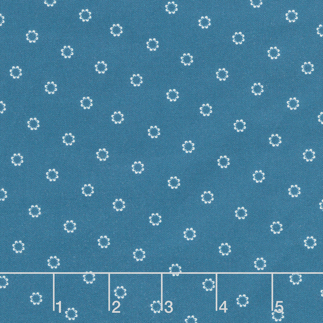 Swatch Book - Daisies Navy Yardage
