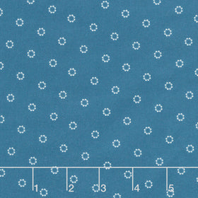 Swatch Book - Daisies Navy Yardage