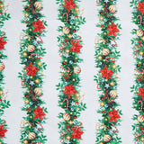 All American Christmas - Deck the Halls White Yardage