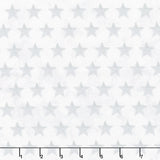 All American Christmas - Star Bright White Yardage