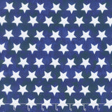 All American Christmas - Star Bright Blue Yardage