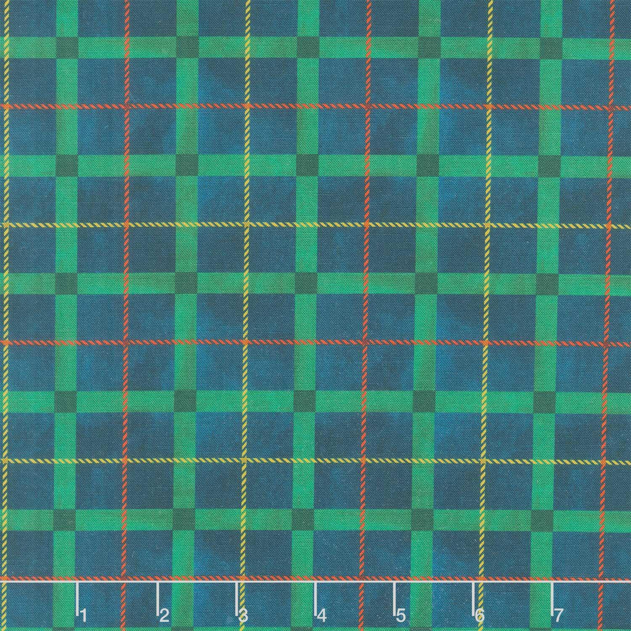 Winter Wonder - Festive Plaid Navy Yardage