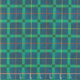 Winter Wonder - Festive Plaid Navy Yardage