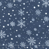 Winter Wonder - Snowflakes Navy Yardage