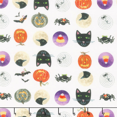 Midnight Hollow - Trick or Treat Moonlight Yardage