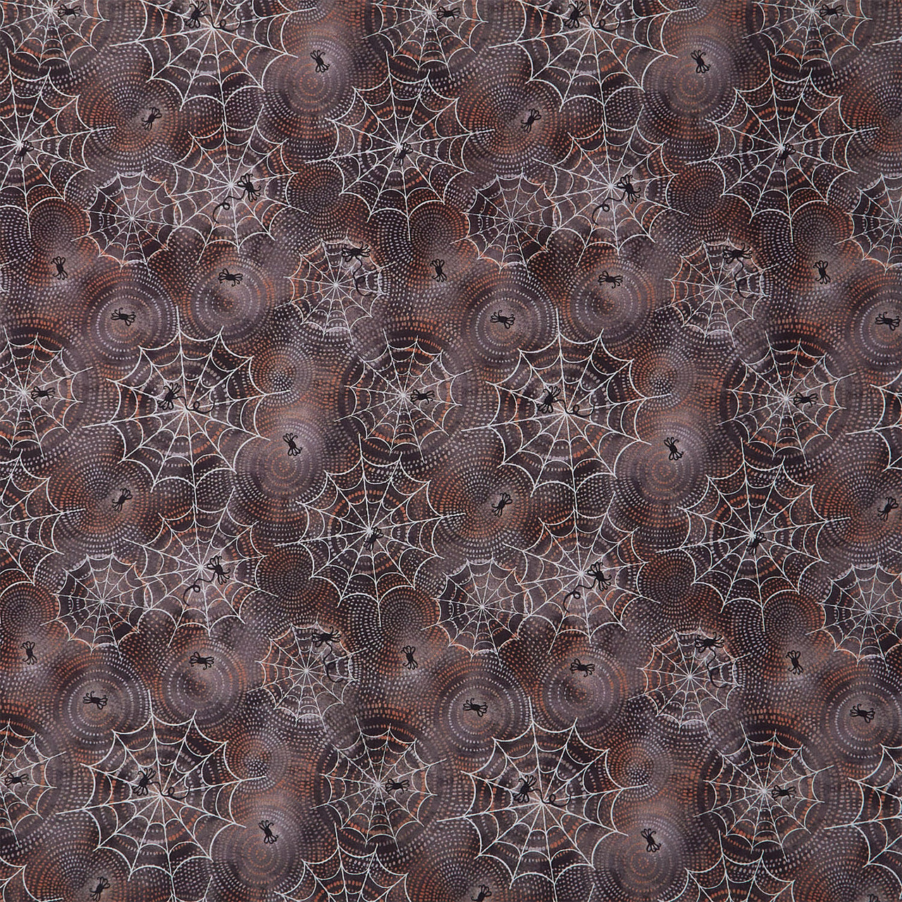 Midnight Hollow - Spider Maze Soot Yardage