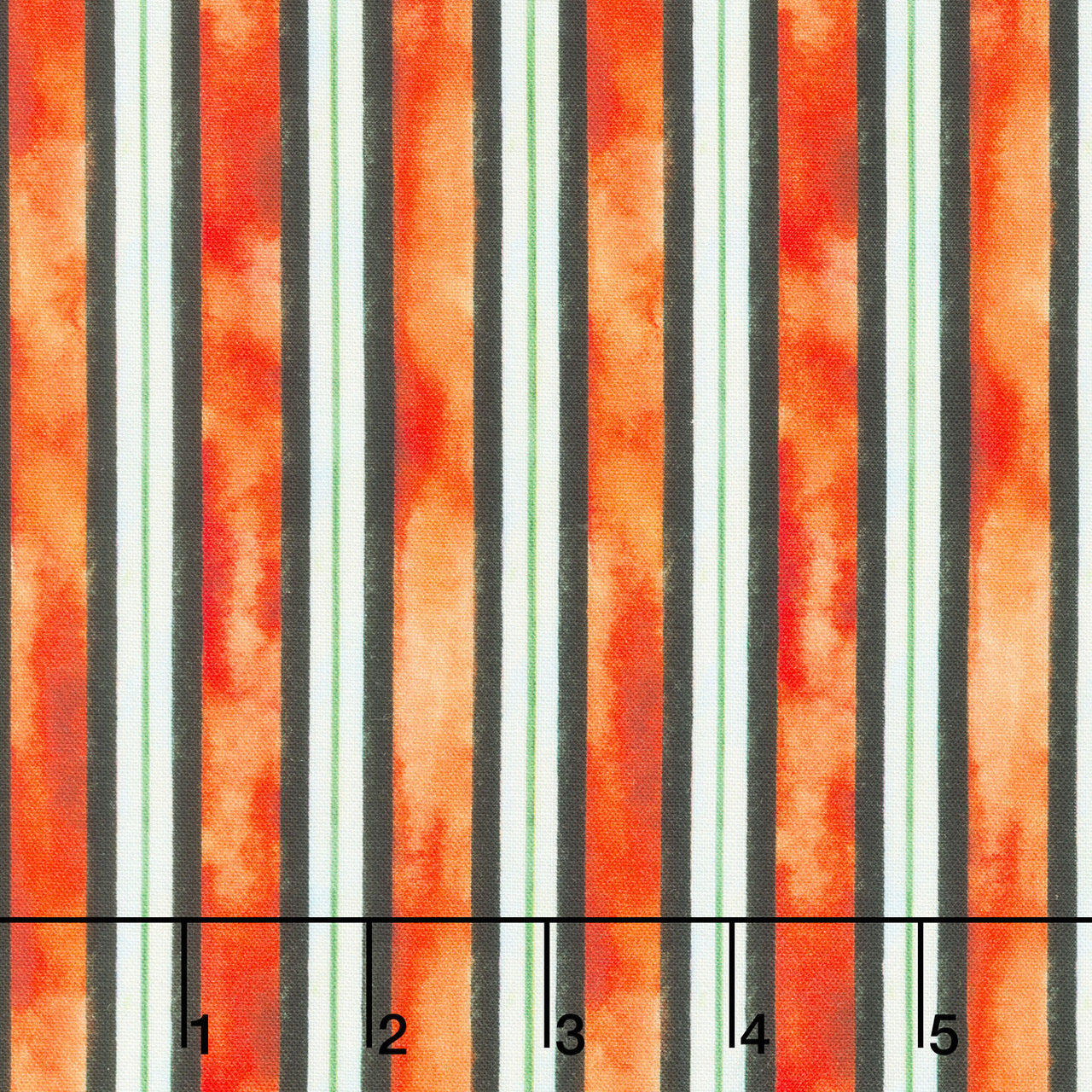 Midnight Hollow - Spooky Stripe Spice Yardage