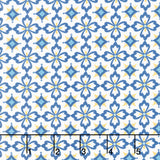 Villa Sol - Flower Tiles White Yardage