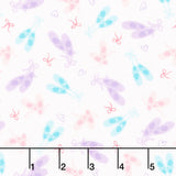 Twirling Tutus - En Pointe White Yardage