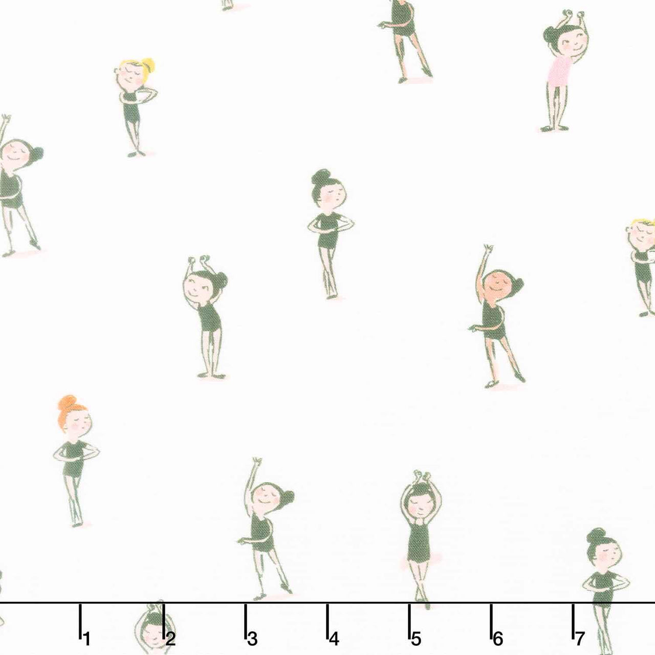 Heather Ross Favorites - Ballerinas Cream Yardage