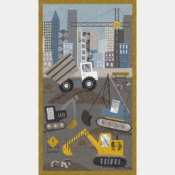 Diggers and Dozers - Construction Trucks Multi Panel