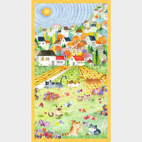 Cats Around Town - Cats Around Town Multi Panel