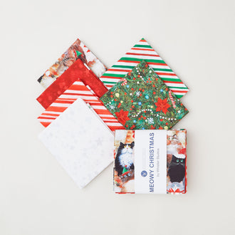 Meowy Christmas Fat Quarter Bundle