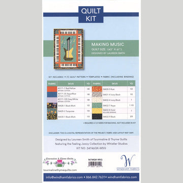 Making Music Quilt Kit