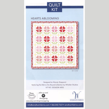Hearts Ablooming Quilt Kit