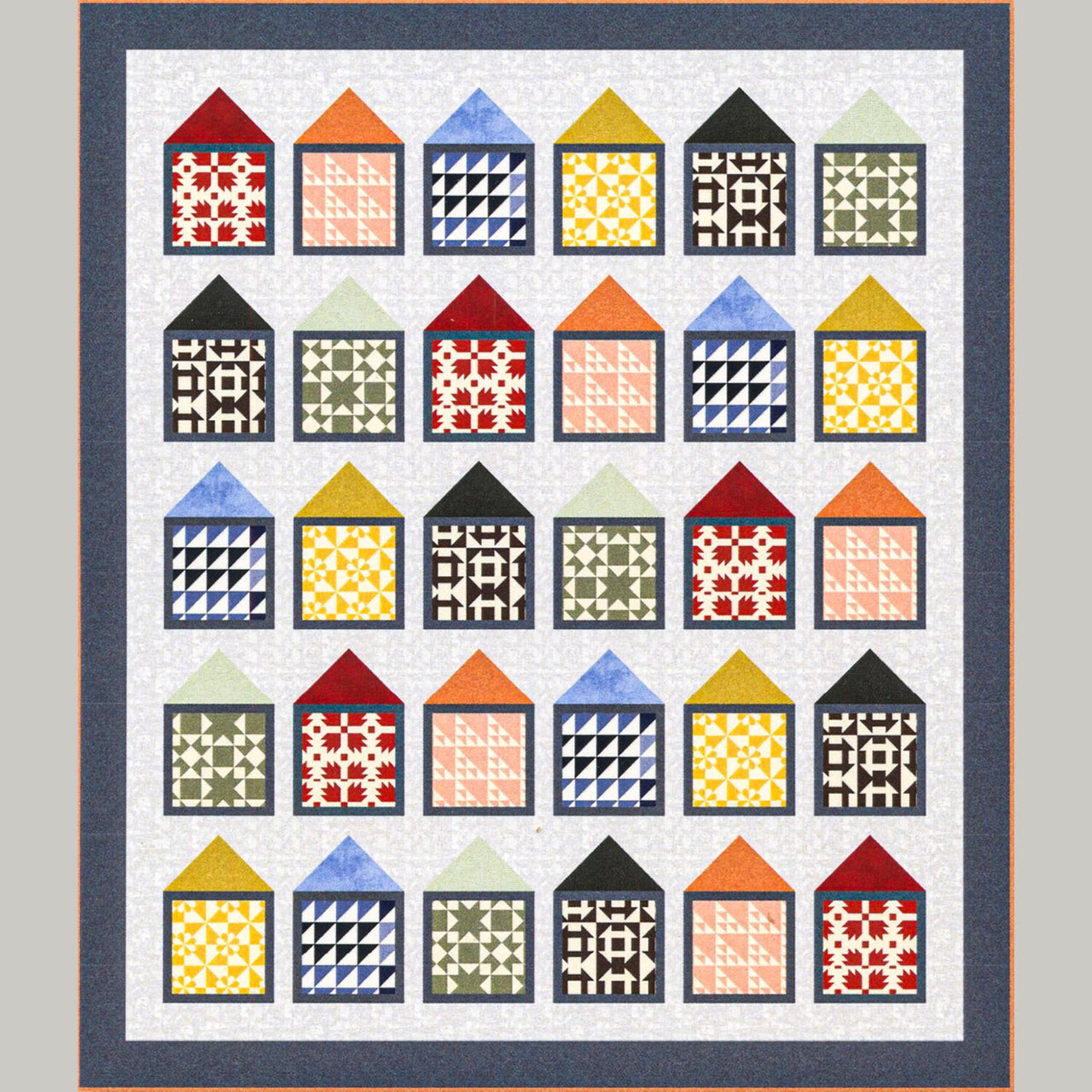 Red Roof Quilt Kit