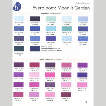 Moonlit Garden Quilt Kit