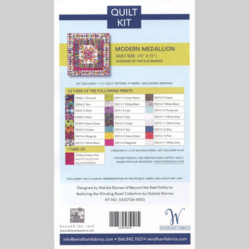 Modern Medallion Quilt Kit