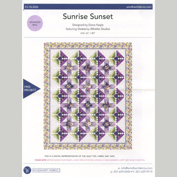 Violeta Sunrise Sunset Quilt Kit