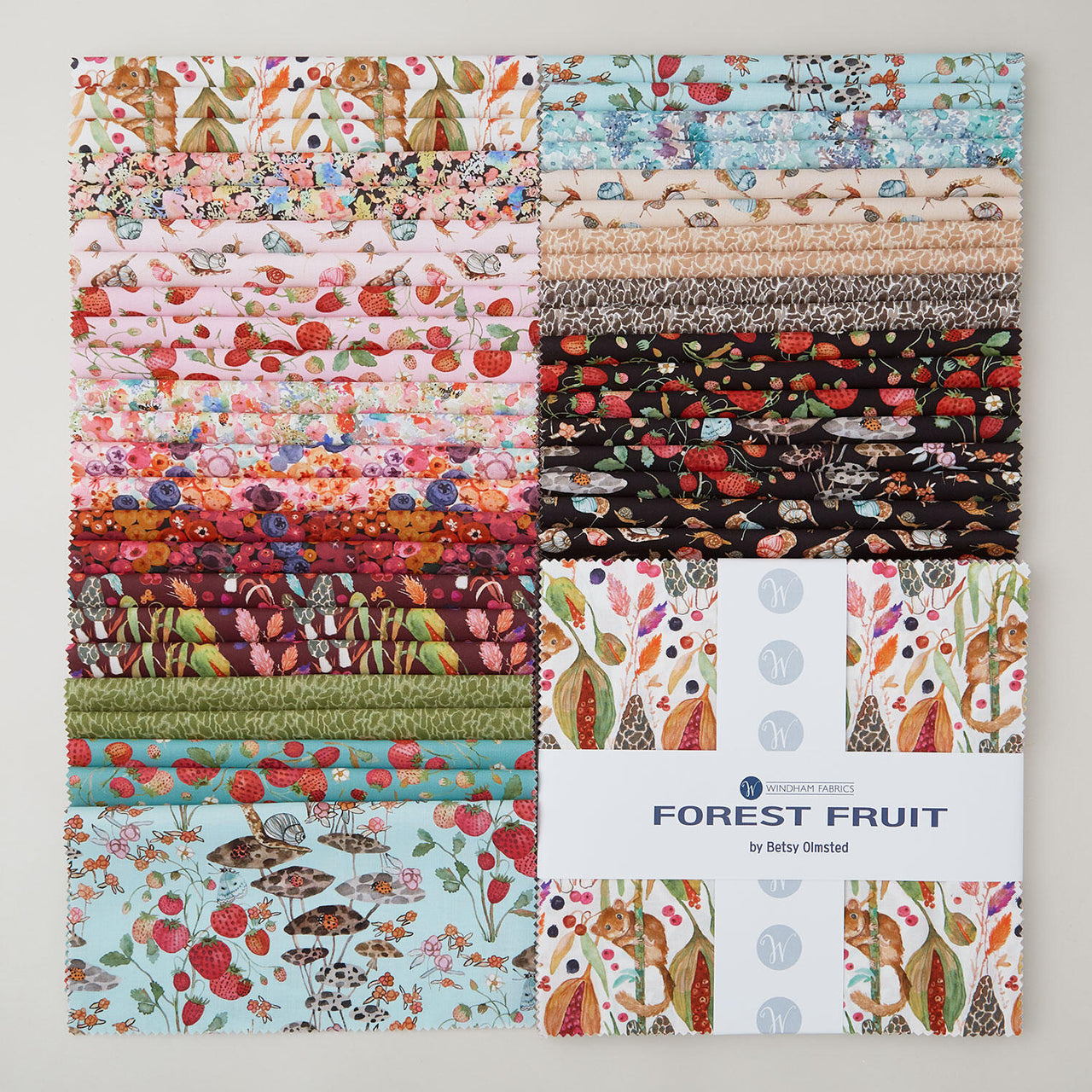 Forest Fruits 10" Squares